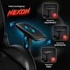 NEXON Pasukama Žaidimų Kėdė Juoda/Geltona