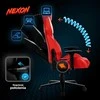 NEXON raudona pasukama žaidimų kėdė