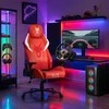 NEXON raudona pasukama žaidimų kėdė