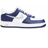 Nike Air Force 1 '07 Žemi Vyriški Sportbačiai Balta, Tamsiai Mėlyna, Pilka - DV3501-400