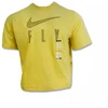 Nike Dri-FIT Swoosh Fly Laisvi marškinėliai moterims Lemon Wash - DV2373-753