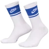 Nike Everyday Elevated ilgos kojinės, 3 poros, baltos ir mėlynos spalvos, IM7949 904