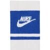 Nike Everyday Elevated ilgos kojinės, 3 poros, baltos ir mėlynos spalvos, IM7949 904