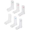 Nike Everyday Elevated kojinės, 6 poros, baltos, HQ8021 906