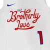Nike Filadelfijos 76ers Swingman marškinėliai Miesto leidimas 22 James Harden T-shirt - DO9606-107
