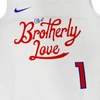 Nike Filadelfijos 76ers Swingman marškinėliai Miesto leidimas 22 James Harden T-shirt - DO9606-107