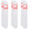 Nike NK Nsw Everyday Essential CR Kojinės 3 poros Baltos DX5089 100