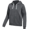 Nike Park 26 Fleece Bliuzonas su gobtuvu ir pilnu užtrauktuku moterims, tamsiai pilkos IB1230 063
