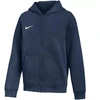 Nike Park 26 Fleece Džemperis su gobtuvu ir pilnu užtrauktuku vaikams, tamsiai mėlynas IB1232 410