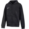 Nike Park 26 Fleece džemperis su gobtuvu ir pilnu užtrauktuku, vaikiškas, juodas IB1232 010
