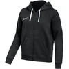 Nike Park 26 Fleece moteriškas juodas gobtuotas bliuzonas su pilnu užtrauktuku IB1230 010