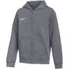 Nike Park 26 flisinis džemperis su pilnu užtrauktuku ir gobtuvu vaikams, pilkas IB1232 071
