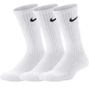 Nike Performance Cushioned Crew 3P Jr SX6842 100 kojinės