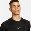 Nike Pro prigludusio silueto trumpomis rankovėmis Dri-FIT treniruočių marškinėliai FB7932-010
