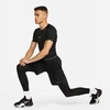 Nike Pro prigludusio silueto trumpomis rankovėmis Dri-FIT treniruočių marškinėliai FB7932-010