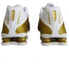 Nike Shox R4 Metalinis auksas Balta (GS) sportbačiai - CW2626-700