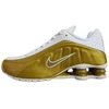 Nike Shox R4 Metalinis auksas Balta (GS) sportbačiai - CW2626-700