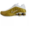 Nike Shox R4 Metalinis auksas Balta (GS) sportbačiai - CW2626-700