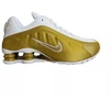 Nike Shox R4 Metalinis auksas Balta (GS) sportbačiai - CW2626-700
