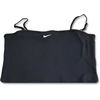 Nike Sportswear Essential Rib Crop Top Moteriškas Juodas/Baltas - DM6737-010