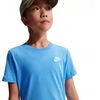 Nike Sportswear vaikiški marškinėliai šviesiai mėlyni FZ5177 412