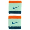 Nike Swoosh riešinės, žalios, 2 vnt. pakuotė N1012405322