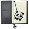 Nimmy rinkinys 2in1 užrašų knygelė + rašiklis juodos spalvos Big Eyed Pet 2.0 Panda