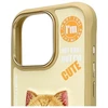 Nimmy Apple iPhone 16 Pro 6.3″ dėklas telefonui haki spalvos Cool&Cute 2.0 Cat