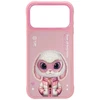 Nimmy Cool&Cute 2.0 Triušiuko dėklas, skirtas iPhone 17 Pro - Rožinis