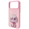 Nimmy Cool&Cute 2.0 Triušiuko dėklas, skirtas iPhone 17 Pro - Rožinis