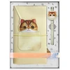Nimmy rinkinys 2in1 užrašų knygelė + rašiklis haki spalvos Big Eyed Pet 2.0 Cat