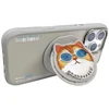 Nimmy Glasses Dėklas „Cool Cat“ MagSafe, skirtas „iPhone 16 Pro“ - Pilkas