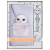 Nimmy rinkinys 2in1 užrašų knygelė + rašiklis violetinės spalvos Big Eyed Pet 2.0 Rabbit