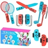 Nintendo Switch Sports 10 viename Šeimos Aksesuarų Rinkinys – Raudonas ir Mėlynas