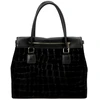 Odinė moteriška rankinė A4 Camilla Premium 10.015 Croco