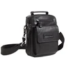 Odinė vyriška rankinė per petį Daniele Donati 04.476.00 - Juoda
