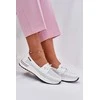 Odiniai baltos spalvos moteriški platforminiai bateliai