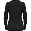 Odlo BL TOP crew neck l/s MERINO 200 women's T-shirt, dydis S, juodas