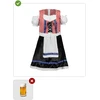 Oktoberfesto klasikinis kostiumas moterims