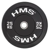 Olympinis svoris HMS Juodas BUMPER 25 kg BBR25
