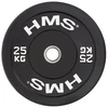Olympinis svoris HMS Juodas BUMPER 25 kg BBR25