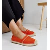 Oranžinės espadrilės su cirkoniais Abia