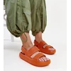 Oranžiniai Attiana sandalai