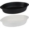 Alpina - Ceramic Oven-Resistant Baking Dish, Oval, 27x17x5.3 cm (Baltas)