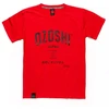 Ozoshi Atsumi M T-shirt raudona O20TS007