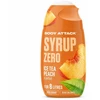 Padažas be cukraus Body Attack Syrup Zero persikų ir šaltos arbatos skonio 65 ml