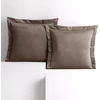 Pagalvėlės užvalkalas Velvet AmeliaHome 45 × 45 cm, tamsiai smėlio