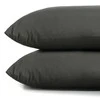 DecoKing Pagalvės užvalkalai 40x145 tamsiai pilkos