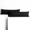 DecoKing Pagalvės užvalkalas 40 × 145 cm, juodos spalvos