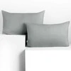 DecoKing Pagalvės užvalkalas 50×60 cm 2 vnt STEEL